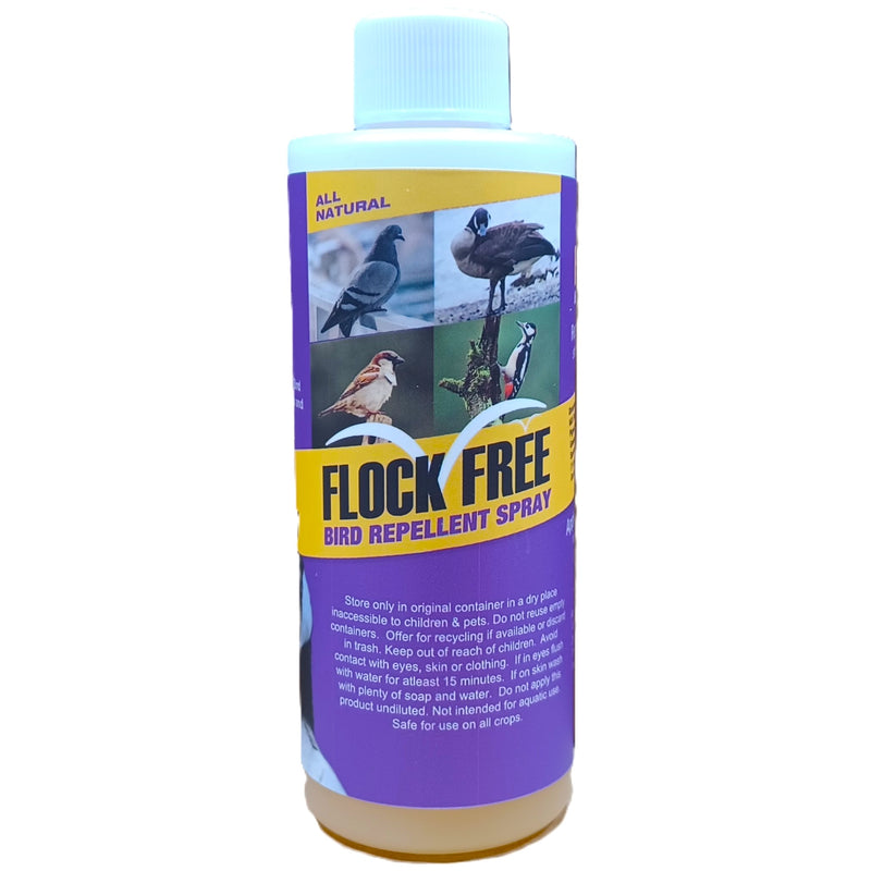 Flock Free Bird Repellent - A 1-year Bundle for Hazers (4 x 4 fl oz concentrate)