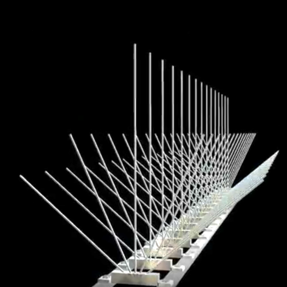 Universal Adjustable Bird Control Spikes Stainless Steel, 100 Feet - BIRD CONTROL - FLOCK FREE
