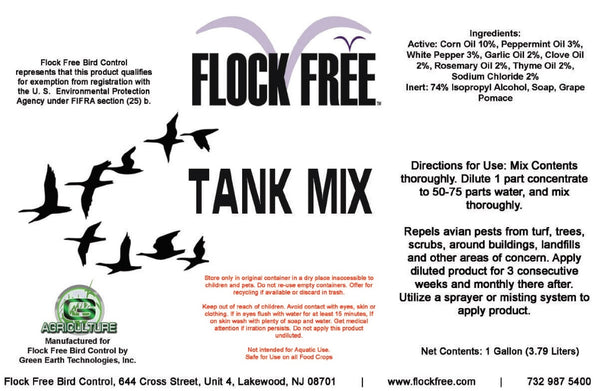 Tank Mix - BIRD CONTROL - FLOCK FREE