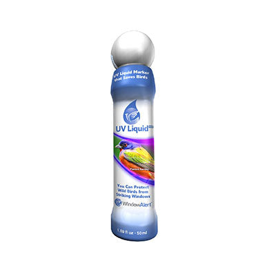 WindowAlert UV Liquid 1.5oz Bottle - BIRD CONTROL - FLOCK FREE