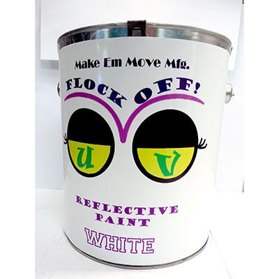 Flock Off UV Paint Clear 1 Gallon - BIRD CONTROL - FLOCK FREE