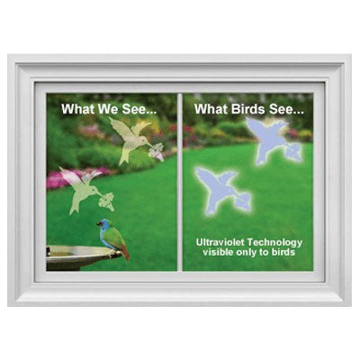 WindowAlert Modern Butterfly Decal Envelope - 4 decal pack - BIRD CONTROL - FLOCK FREE