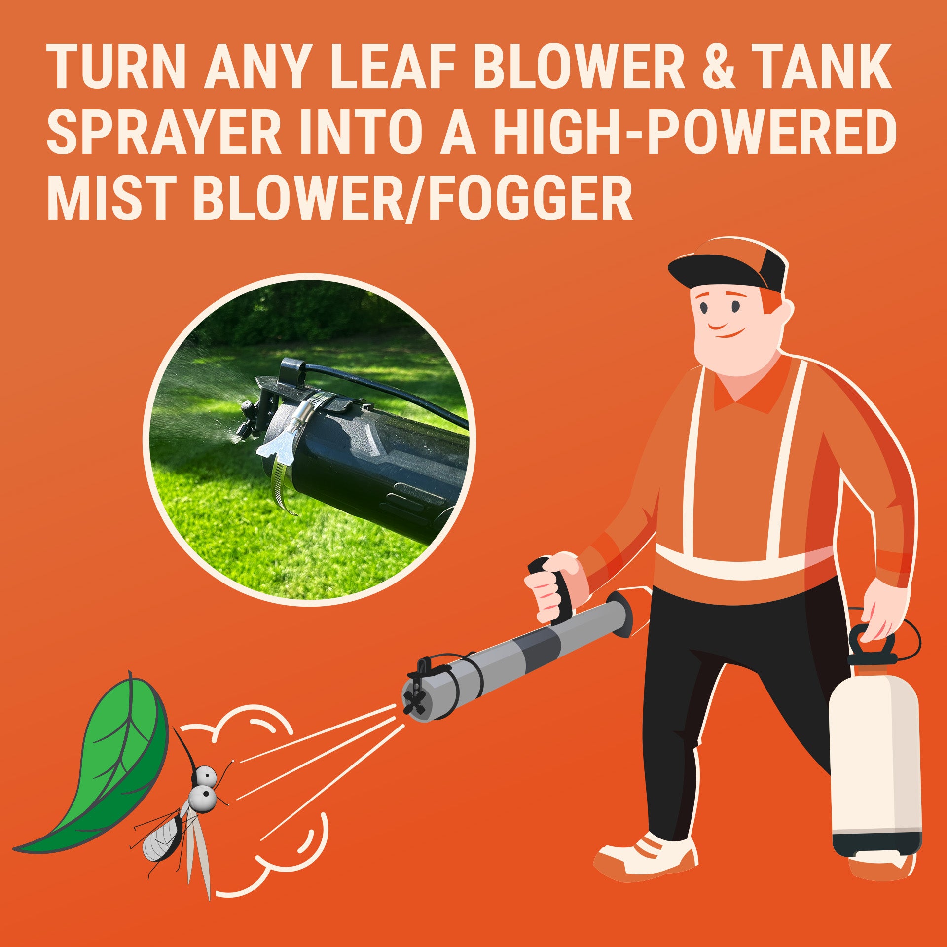 MIST-PRO System - Turns Any Leaf Blower Into a Mist Blower – Flock Free ...