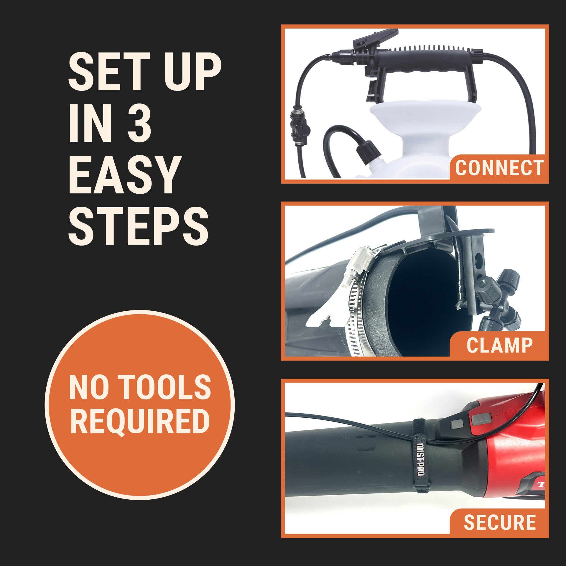 Bird Mist Machine MIST-PRO System - Turns Any Leaf Blower Into a Mist Blower – Flock Free ...