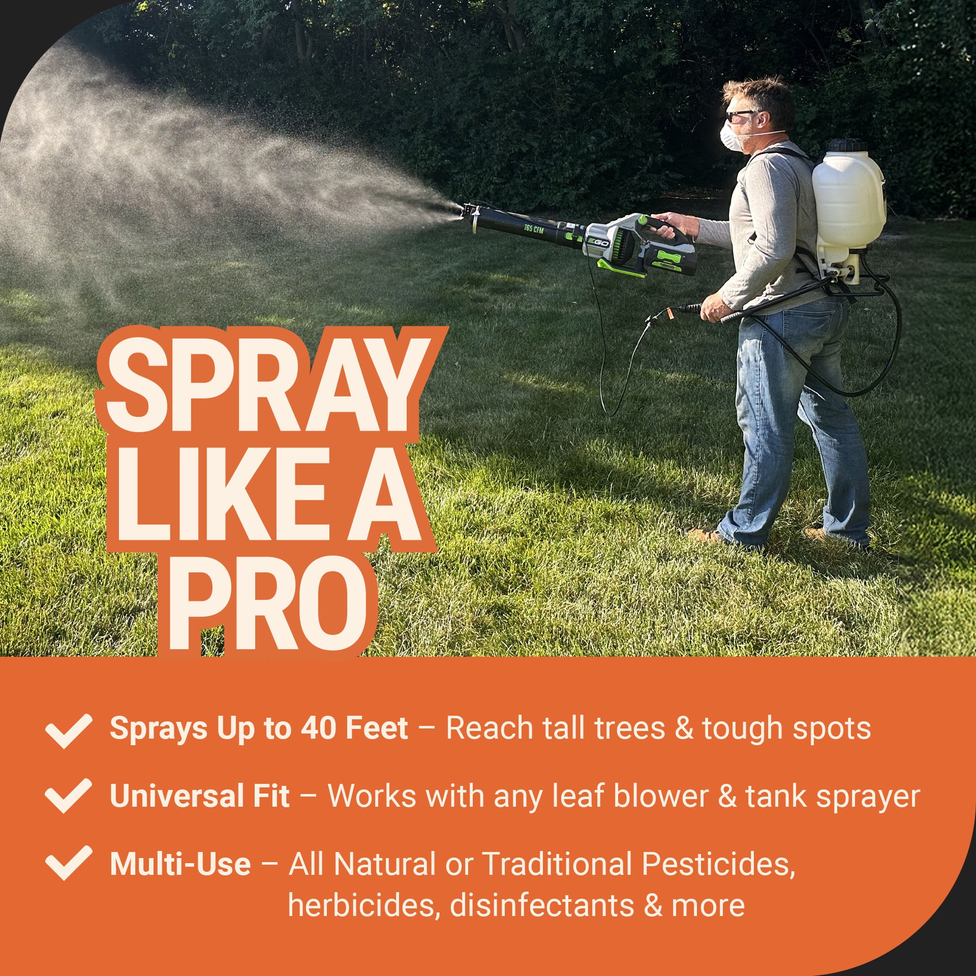 Bird Mist Machine MIST-PRO System - Turns Any Leaf Blower Into a Mist Blower – Flock Free ...