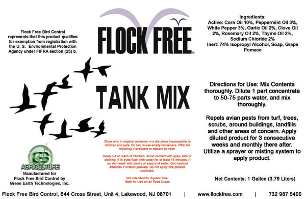 Tank Mix - BIRD CONTROL - FLOCK FREE 