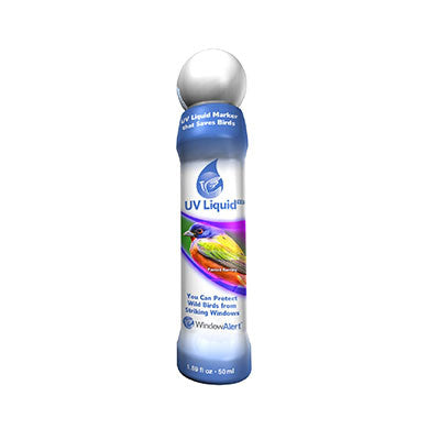 WindowAlert UV Liquid 1.5oz Bottle - BIRD CONTROL - FLOCK FREE 