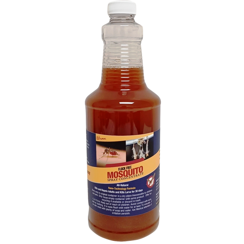 Flock Free Mosquito Spray Concentrate, 32oz